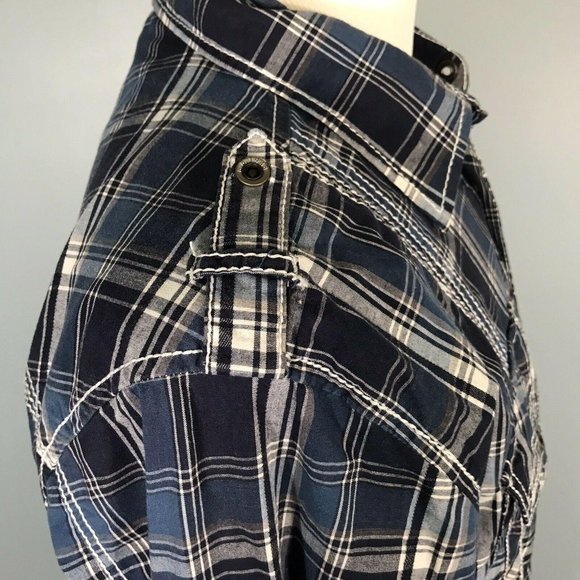 Buckle Black Label Men's Shirt L Large Slim Fit - Picture 8 of 10